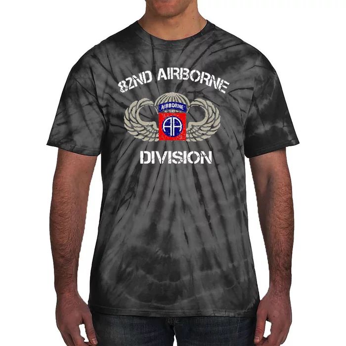 82nd Airborne Division Veteran Tie-Dye T-Shirt