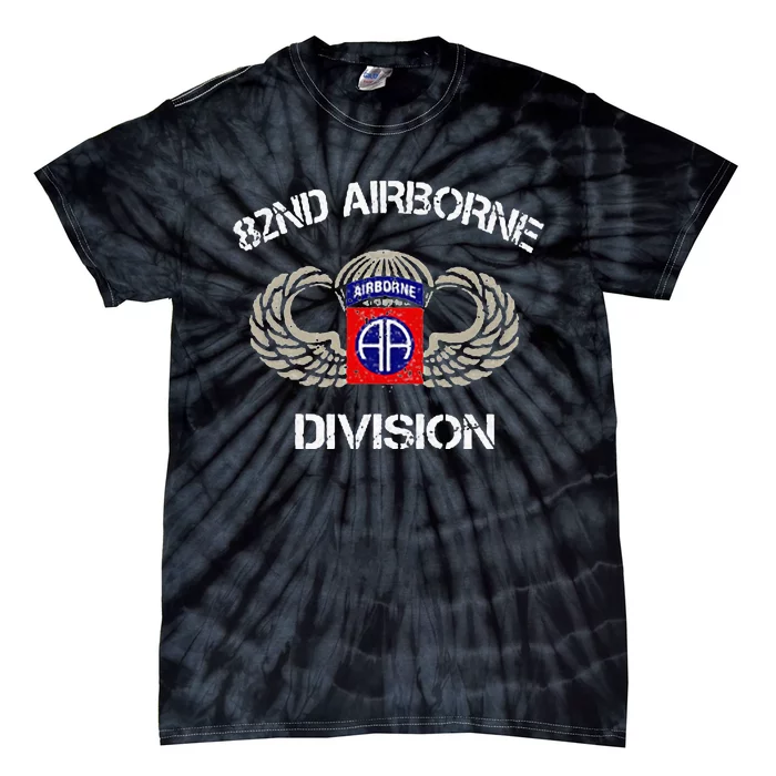 82nd Airborne Division Veteran Tie-Dye T-Shirt