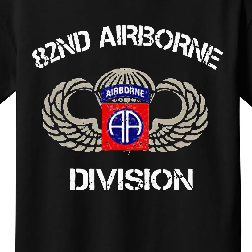 82nd Airborne Division Veteran Kids T-Shirt