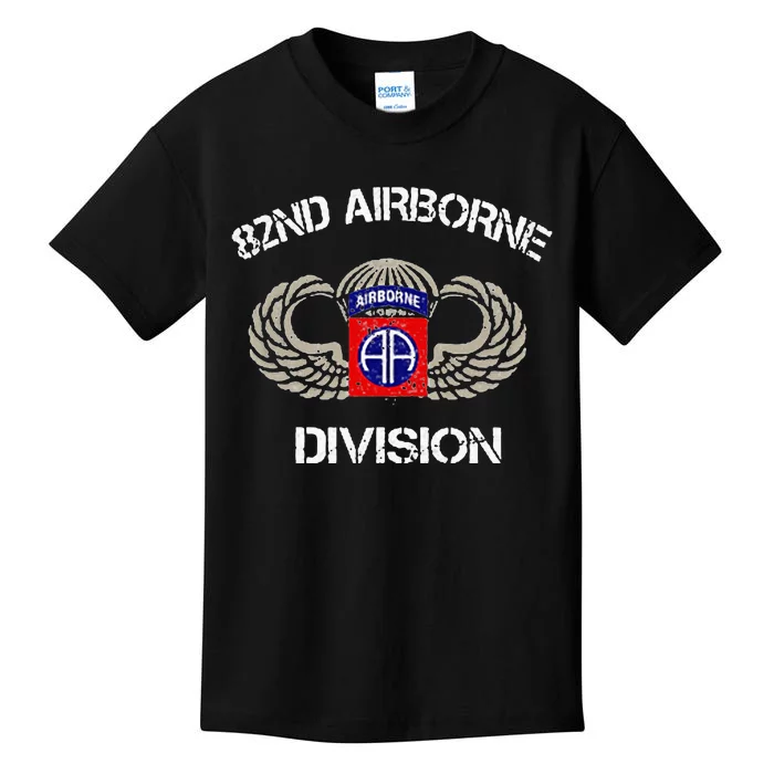 82nd Airborne Division Veteran Kids T-Shirt