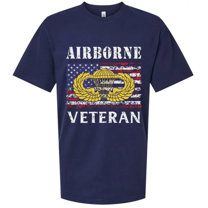 82nd Airborne Paratrooper Jump Wings Us Flag Army Veteran Cute Gift Sueded Cloud Jersey T-Shirt