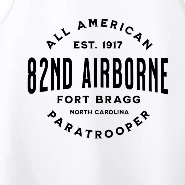 82nd Airborne Paratrooper Fort Bragg All American Veteran Performance Tank