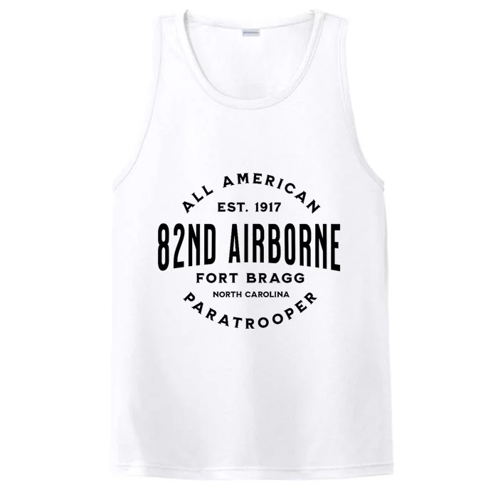 82nd Airborne Paratrooper Fort Bragg All American Veteran Performance Tank