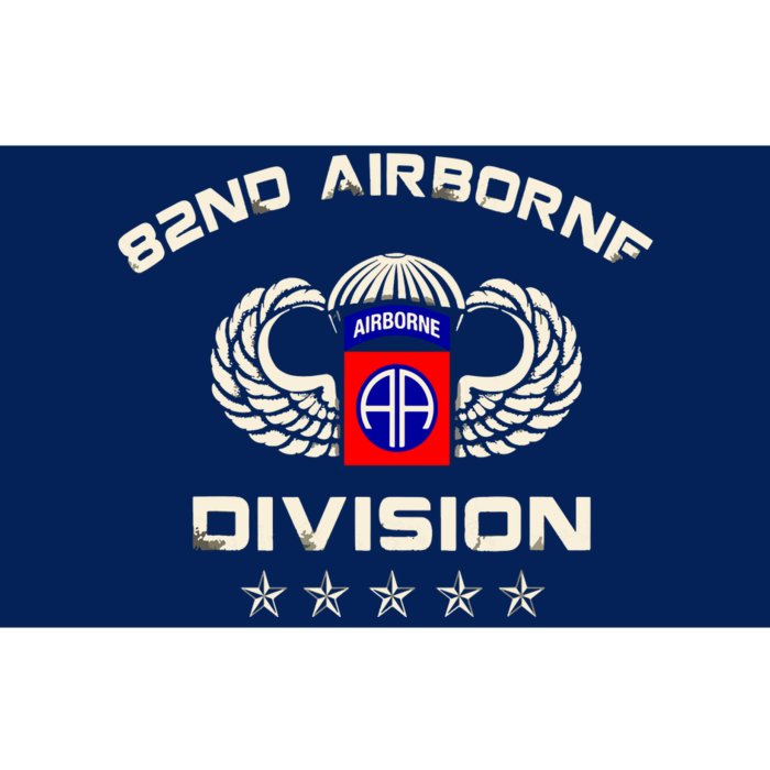 82nd Airborne Paratrooper Veteran Flag Veterans Day Bumper Sticker