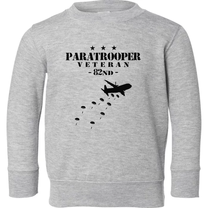 82nd Airborne Veteran Paratrooper Toddler Sweatshirt