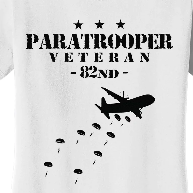 82nd Airborne Veteran Paratrooper Women's T-Shirt