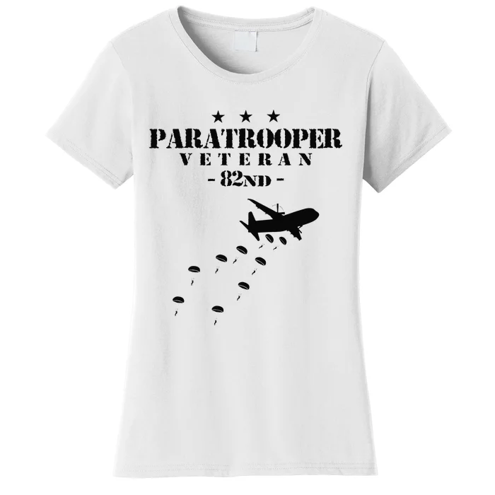 82nd Airborne Veteran Paratrooper Women's T-Shirt