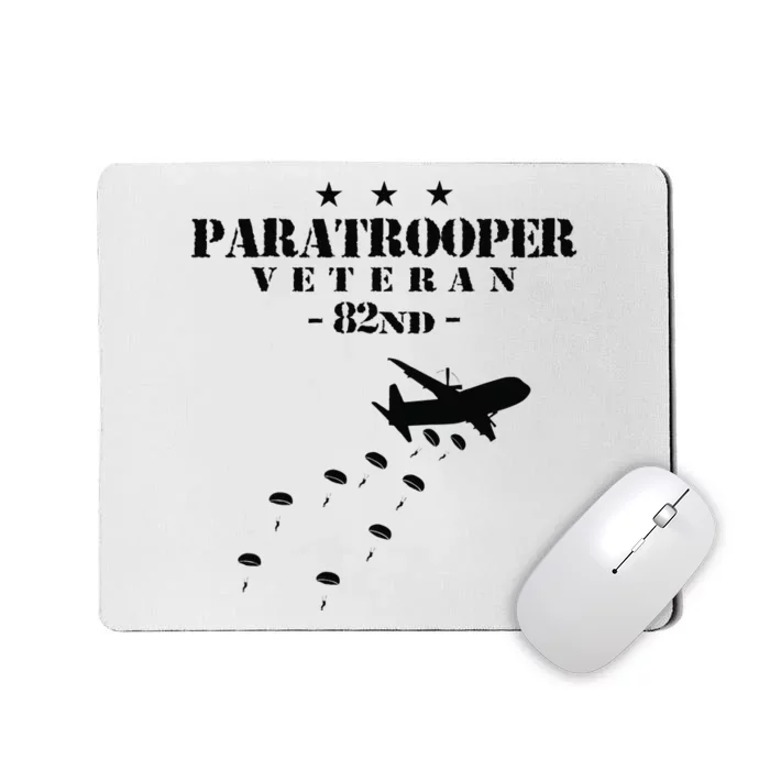 82nd Airborne Veteran Paratrooper Mousepad