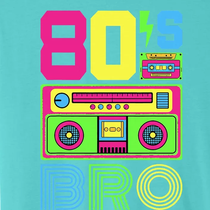 80s Bro 1980s Fashion 80 Theme Party Outfit Eighties Costume ChromaSoft Performance T-Shirt