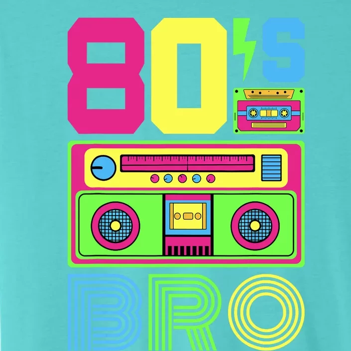 80s Bro 1980s Fashion 80 Theme Party Outfit Eighties Costume ChromaSoft Performance T-Shirt