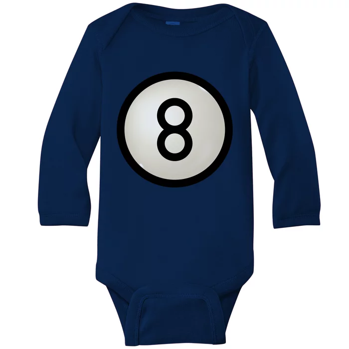 8 Billiard Baby Long Sleeve Bodysuit