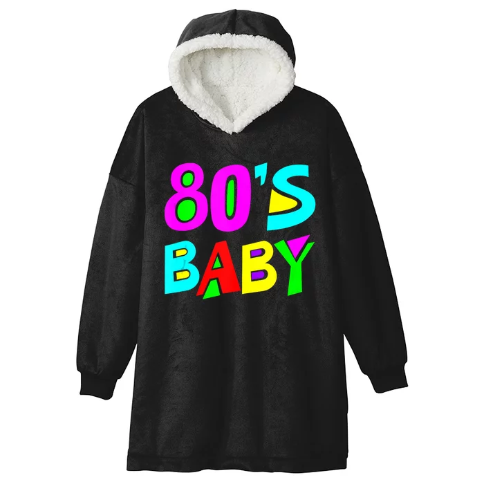 80s Baby 80s Costume Tank Top Hooded Wearable Blanket