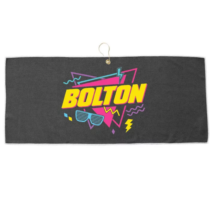 80s Bolton Large Microfiber Waffle Golf Towel