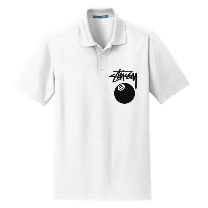 8 Ball Dry Zone Grid Performance Polo