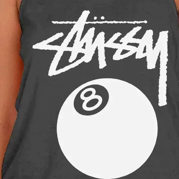 8 Ball Women's Knotted Racerback Tank