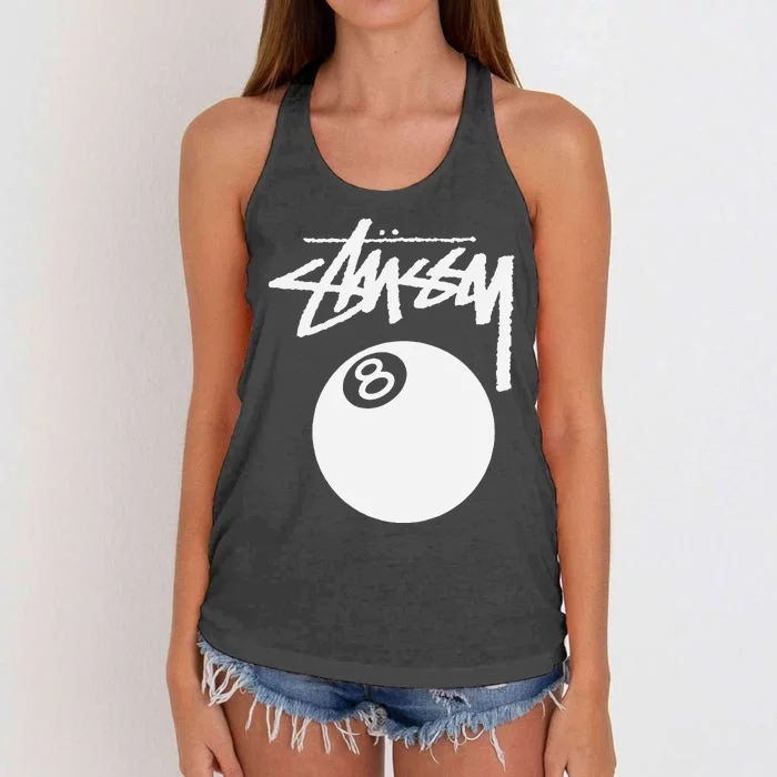 8 Ball Women's Knotted Racerback Tank