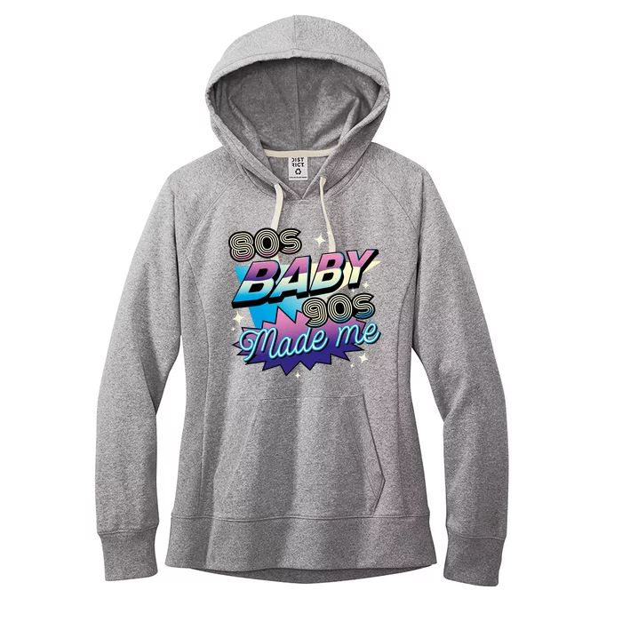 80s Baby 90s Made Me Retro Women's Fleece Hoodie