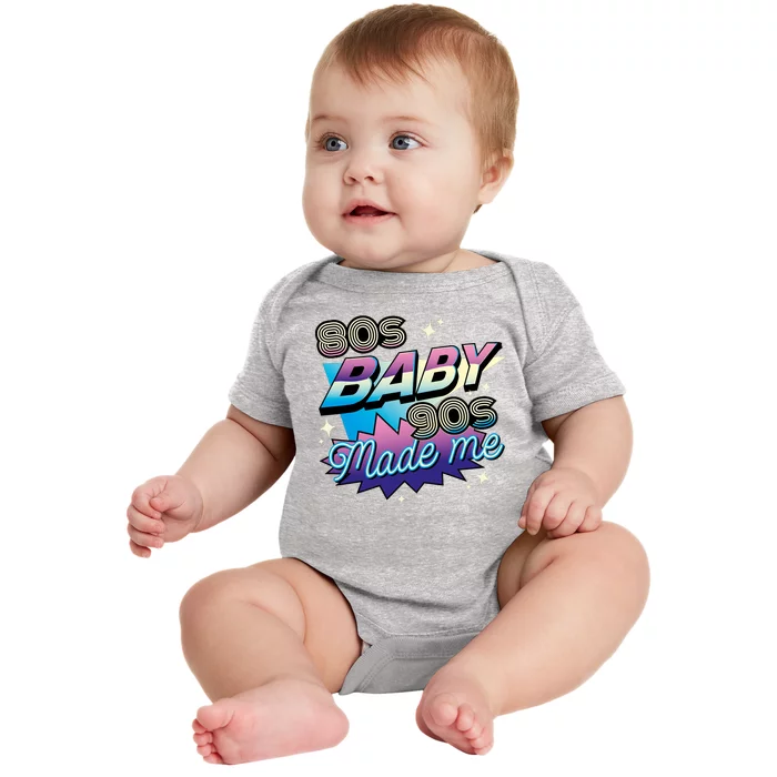 80s Baby 90s Made Me Retro Baby Bodysuit