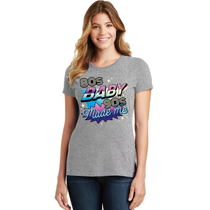 80s Baby 90s Made Me Retro Women's T-Shirt