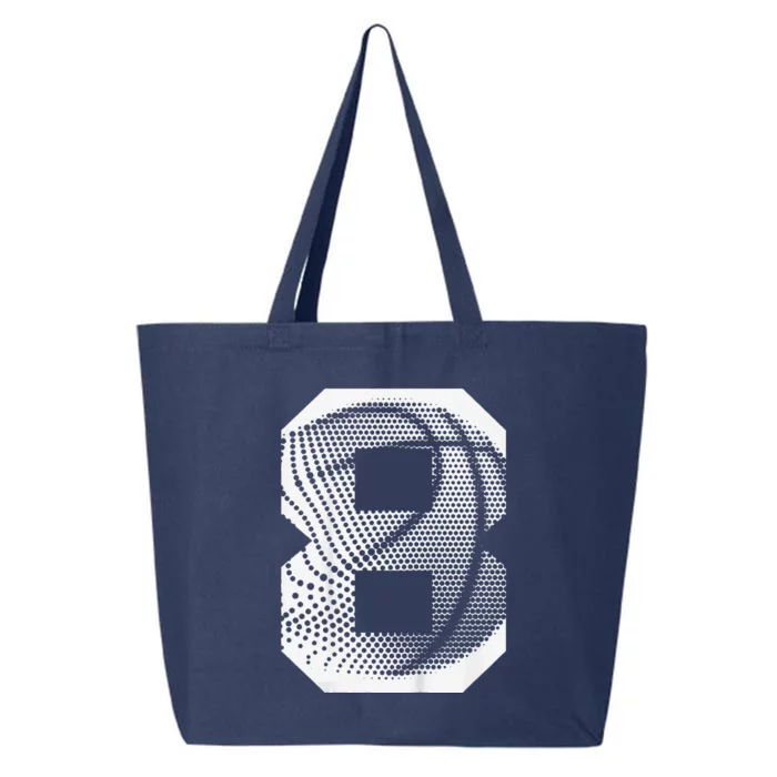 8th Birthday Boy Basketball Player Basketball 8 Years Old 25L Jumbo Tote