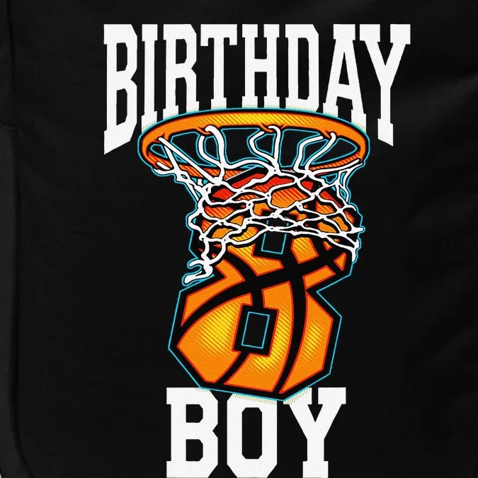 8th Birthday Basketball 8 Years Old Gift Impact Tech Backpack