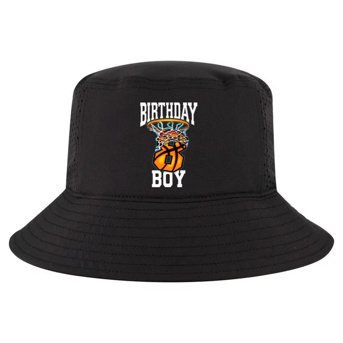 8th Birthday Basketball 8 Years Old Kids Gift Cool Comfort Performance Bucket Hat