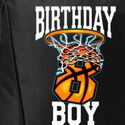 8th Birthday Basketball 8 Years Old Kids Gift City Backpack