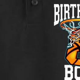 8th Birthday Basketball 8 Years Old Kids Gift Dry Zone Grid Performance Polo