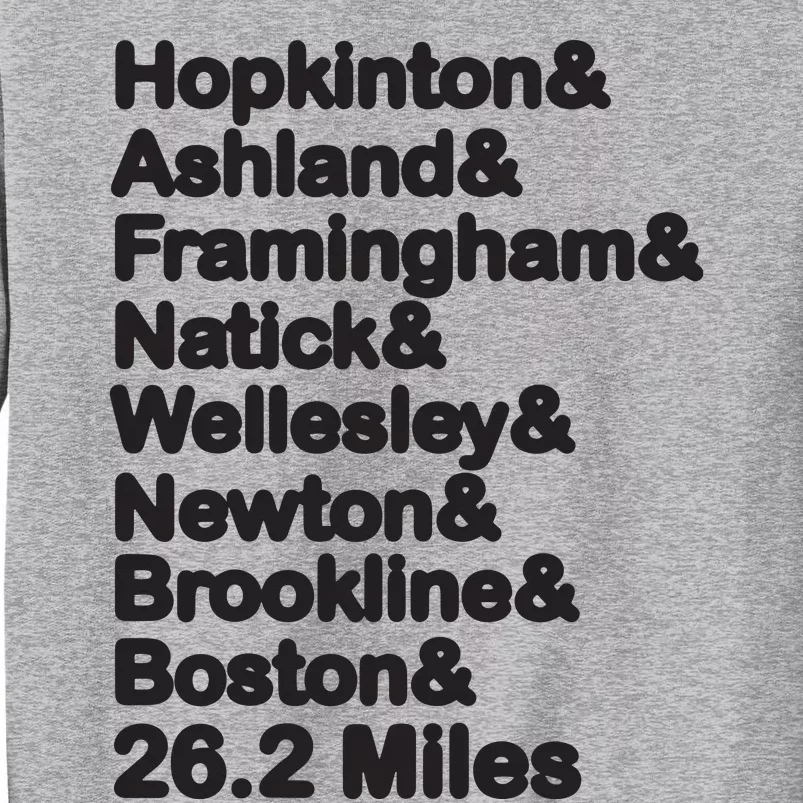 8 Boroughs Boston Running Marathon Running Sweatshirt