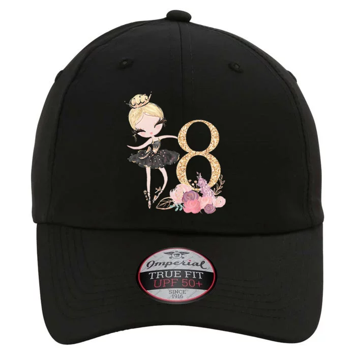 8th Birthday Ballerina Dancer Ballet Black The Original Performance Cap