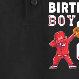 8th Birthday Boy Baseball Player Dry Zone Grid Performance Polo