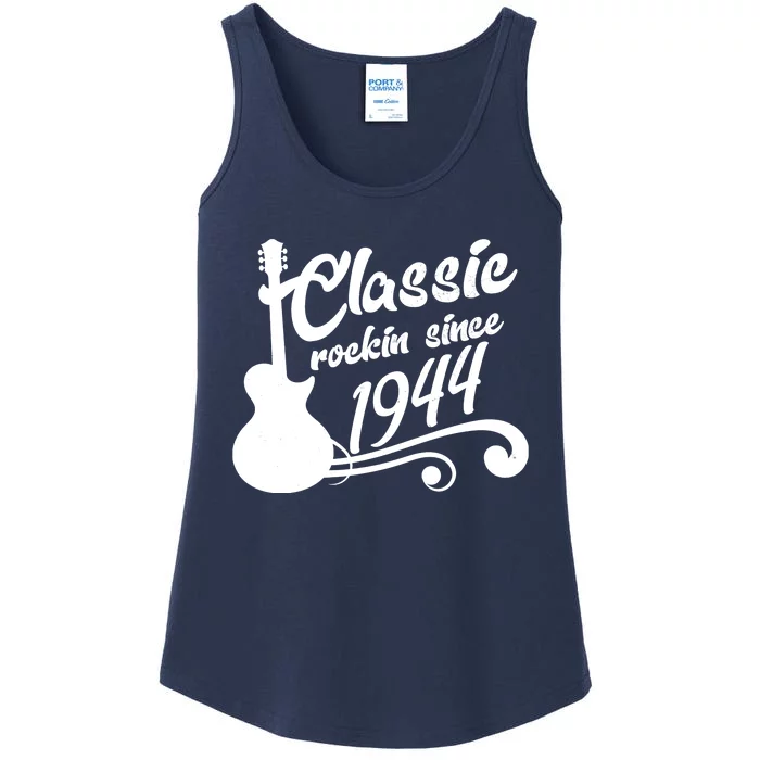 80th Birthday Classic Rockin Since 1944 Ladies Essential Tank