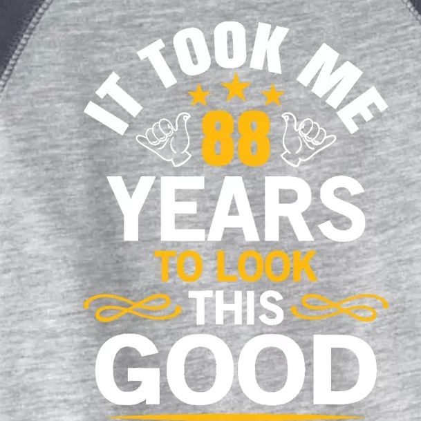 88th Birthday design Took Me 88 Years Old Birthday Toddler Fine Jersey T-Shirt