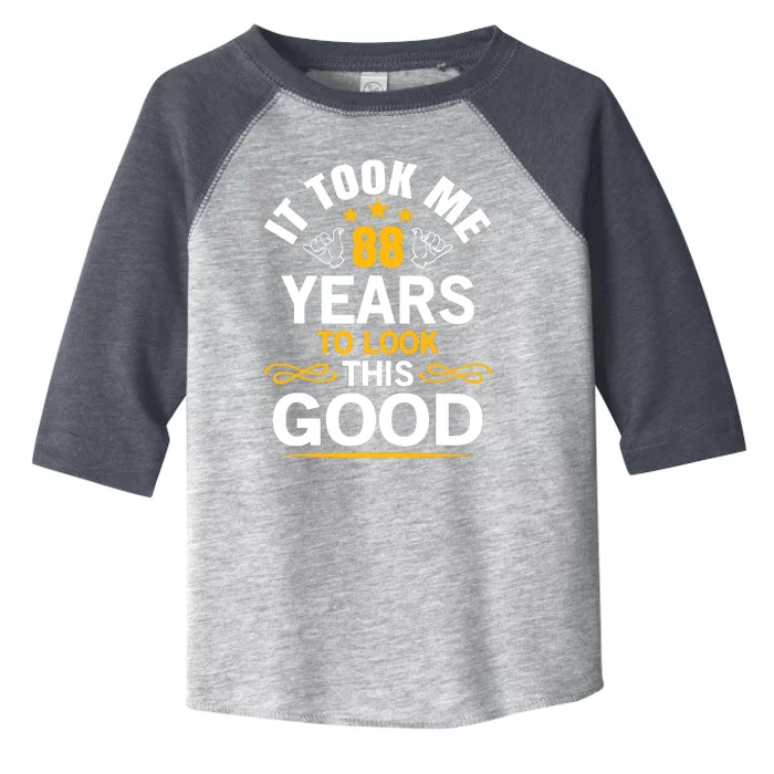 88th Birthday design Took Me 88 Years Old Birthday Toddler Fine Jersey T-Shirt