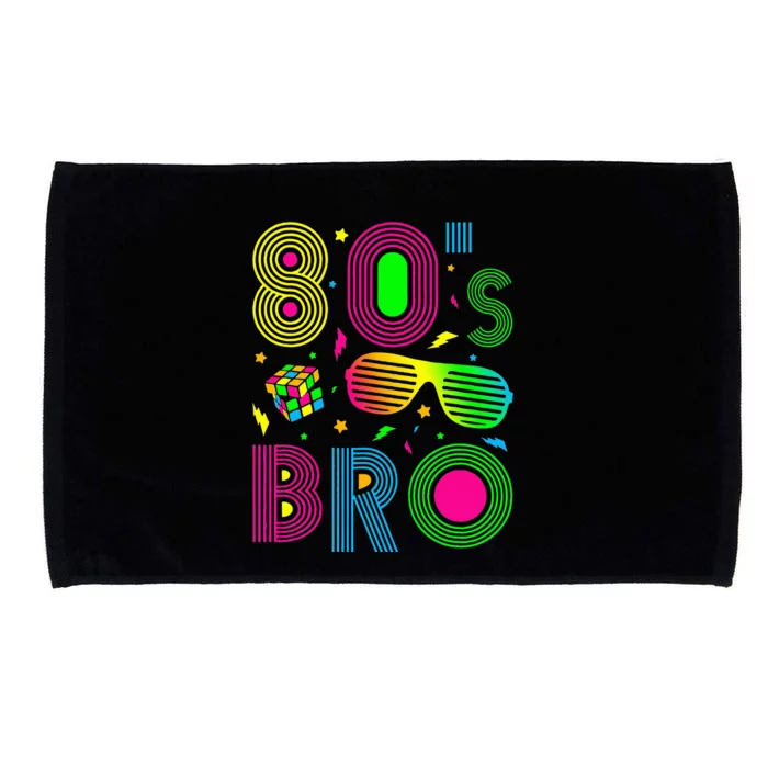 80's Bro Eighties Party Dress Retro Microfiber Hand Towel