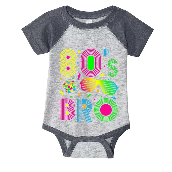 80's Bro Eighties Party Dress Retro Infant Baby Jersey Bodysuit