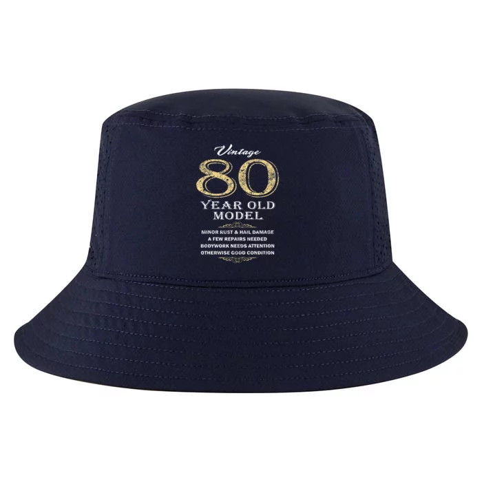 80th Birthday Funny Gift Idea Cool Comfort Performance Bucket Hat