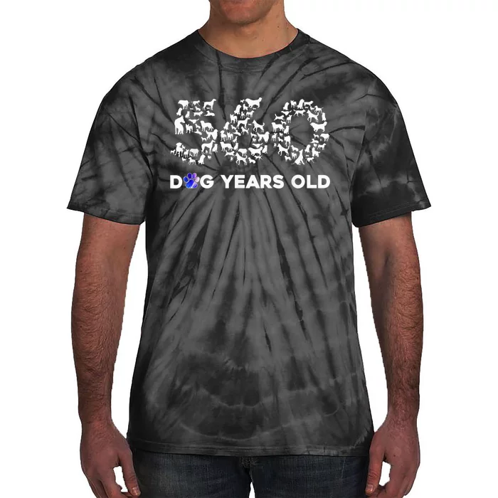 80th Birthday  Funny 560 Dog Years Old Gift Tees Tie-Dye T-Shirt