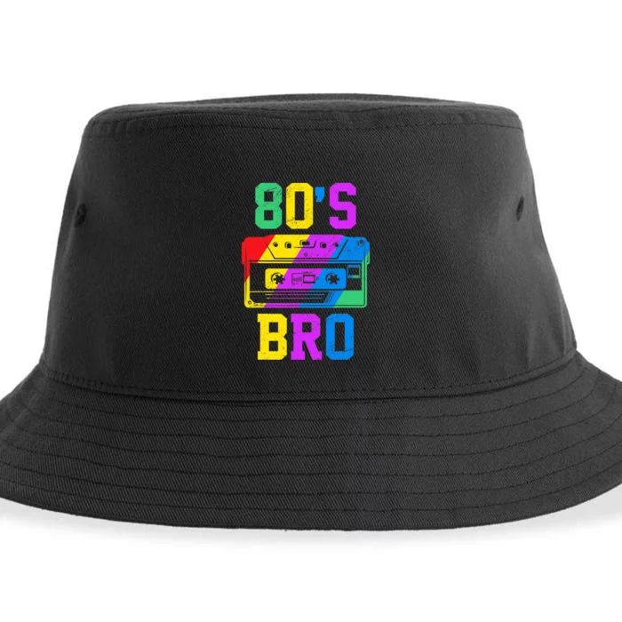 80s Bro Funny Retro 80s 90s Party Costume 80s Lover Sustainable Bucket Hat