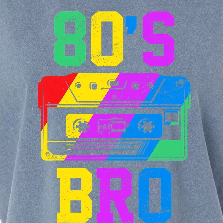 80s Bro Funny Retro 80s 90s Party Costume 80s Lover Garment-Dyed Women's Muscle Tee