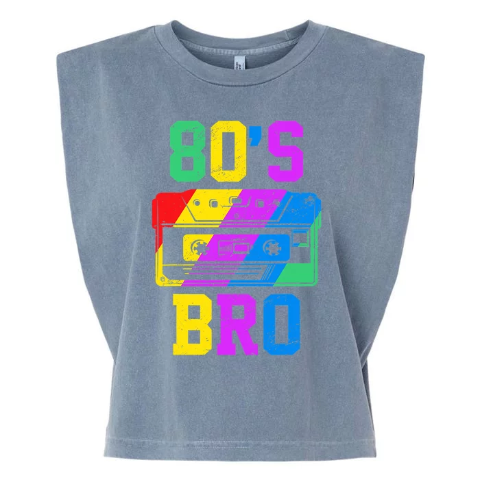 80s Bro Funny Retro 80s 90s Party Costume 80s Lover Garment-Dyed Women's Muscle Tee