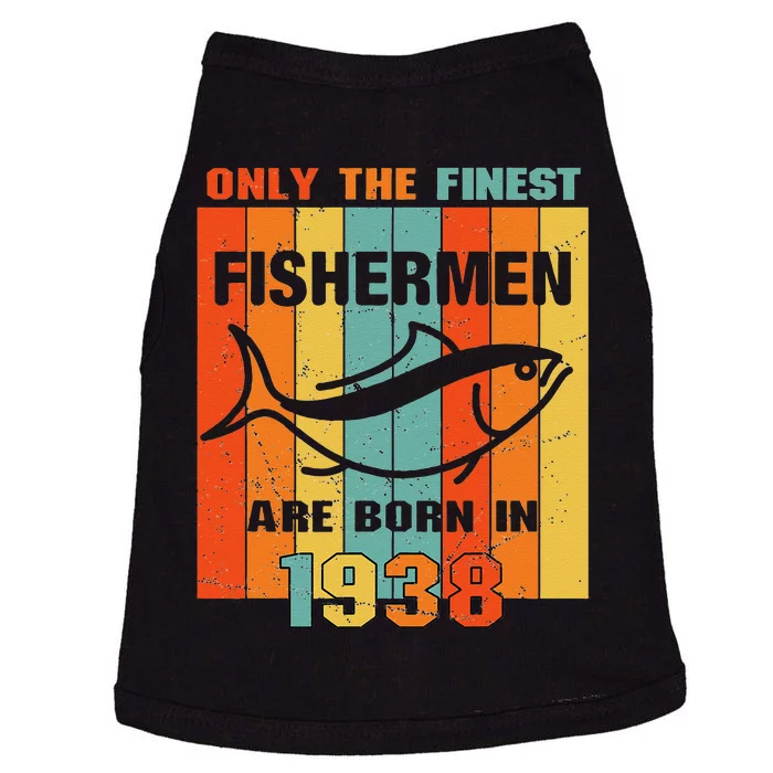 83rd Birthday Gift For 83 Year Old Fishing Fishermen 1938 Doggie Tank