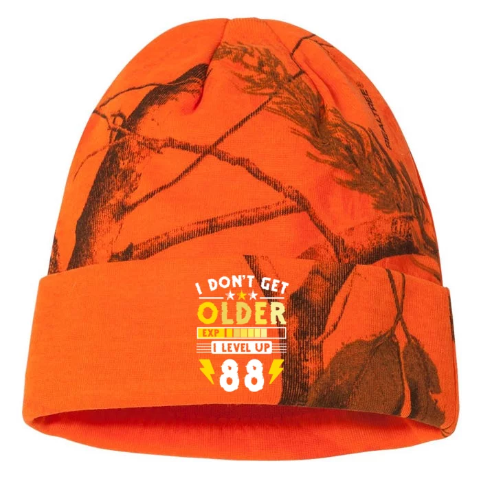 88th Birthday I Dont Get Older I Level Up 88 Years Gift Kati - 12in Camo Beanie