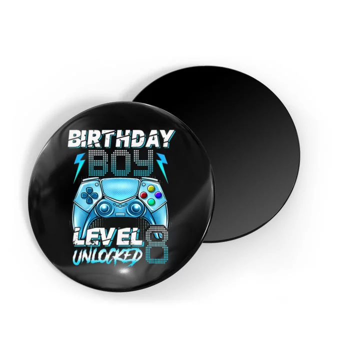 8Th Birthday  Level 8 Unlocked Awesome Since 2014 Gamer Magnet