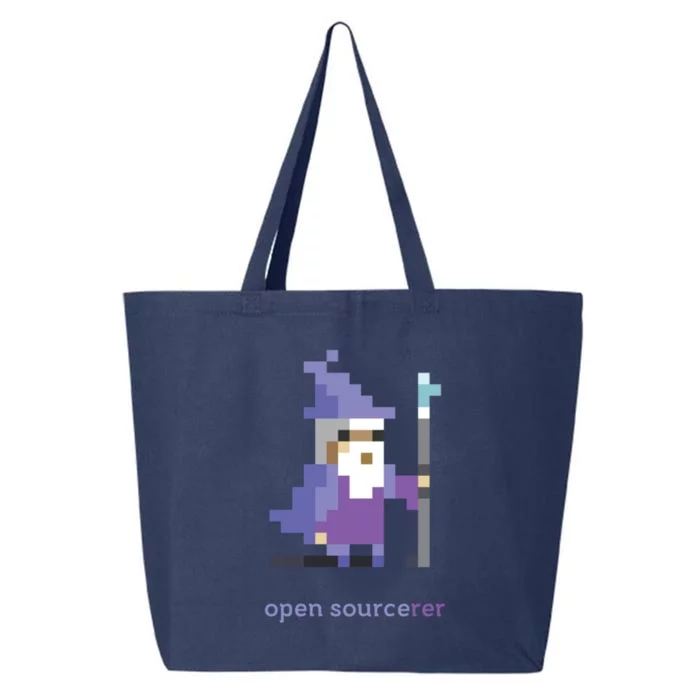 8 Bit Open Source Sorcerer Programming 25L Jumbo Tote