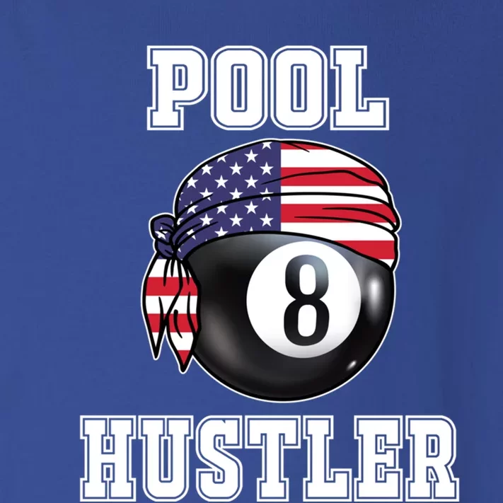 8 Ball Pool Hustler Billiards Funny Gift Pool Player Great Gift Toddler Long Sleeve Shirt