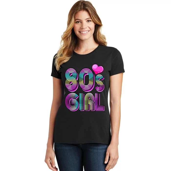 80's Birthday Party Costume Retro Vintage Gift Women Women's T-Shirt