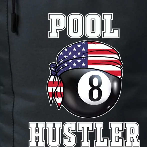 8 Ball Pool Hustler Billiards Funny Gift Pool Player Gift Daily Commute Backpack