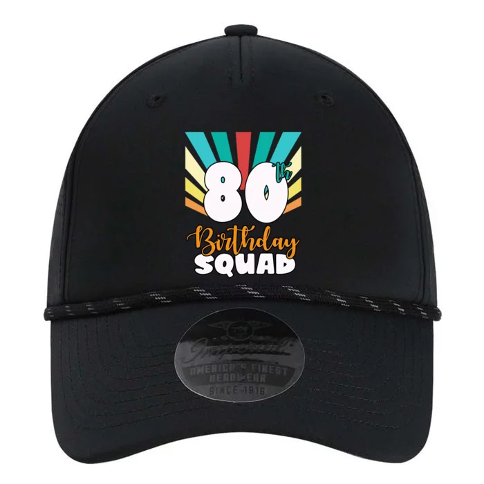 80th Birthday Squad 80 Years Old Performance The Dyno Cap