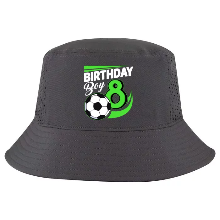 8th Birthday Soccer 8 Years Old Birthday Party Decor Boy Cool Comfort Performance Bucket Hat